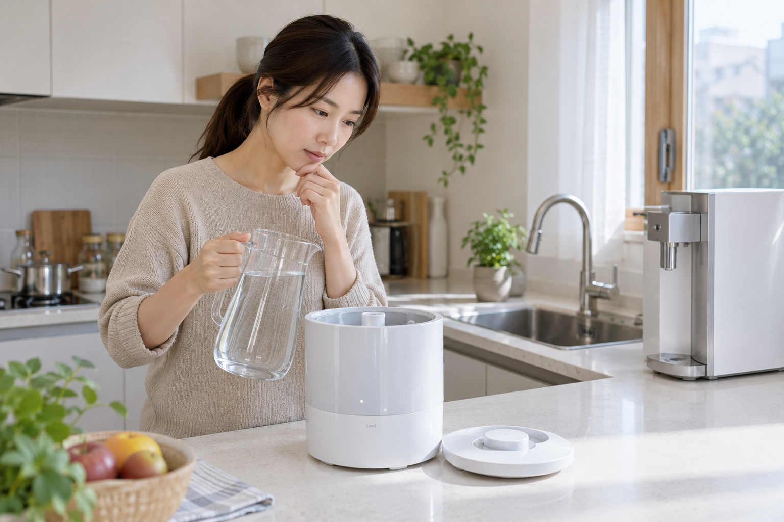 4. 확인한 조건에 따라 사용할 물을 결정하세요 설명 이미지