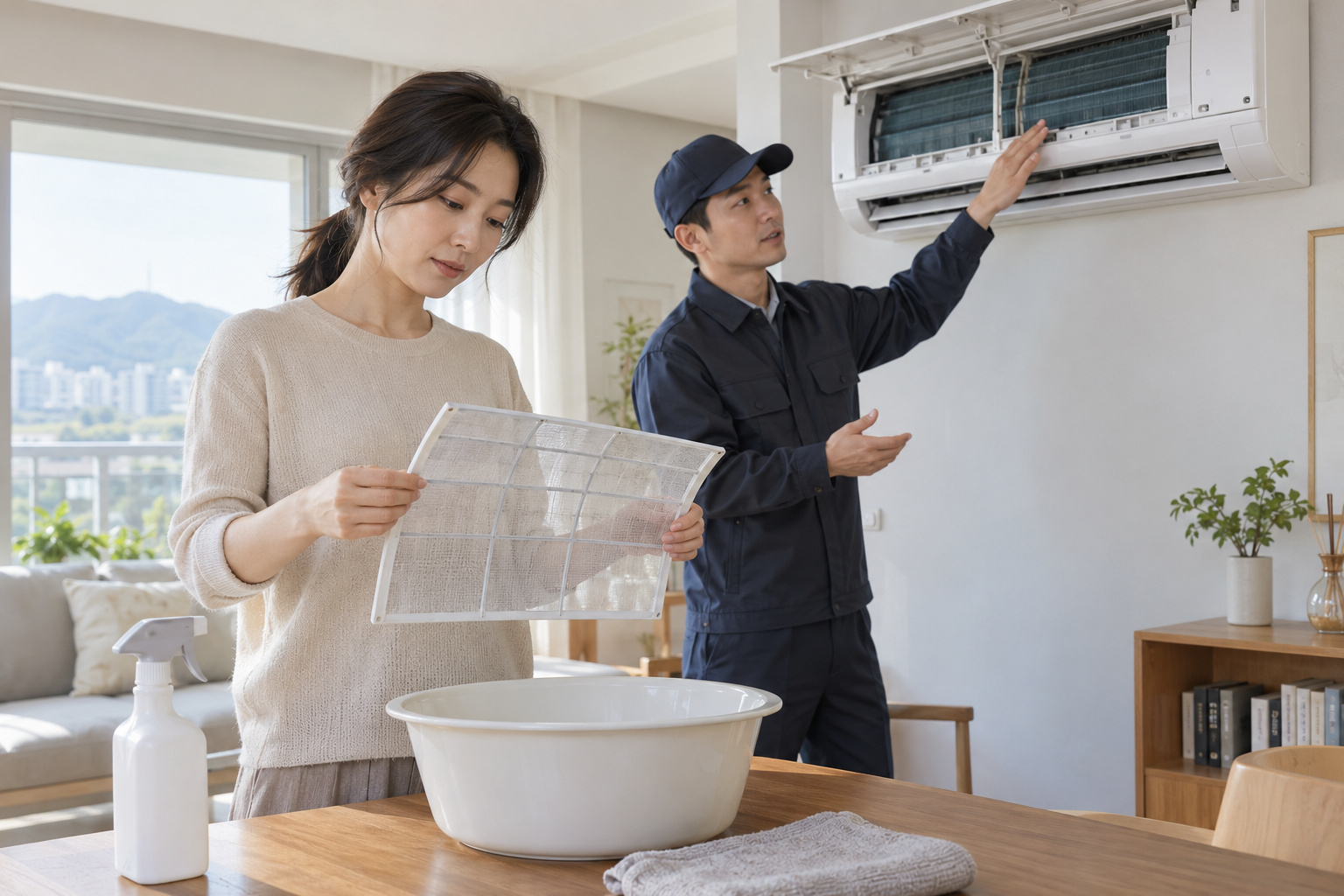4. 필터 세척 허용과 내부 분사 허용은 다릅니다 설명 이미지